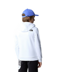 The North Face boys' hoodie in light cotton NF0A89PRFN4 white