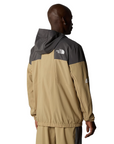 The North Face men's hooded windbreaker Track NF0A87J2WQO sand-anthracite