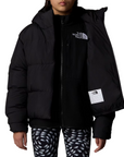 The North Face giubbotto con cappuccio da ragazza North Down NF0A88UDJK3 nero