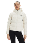 The North Face giubbotto in piuma con cappuccio da donna Hyalite NF0A3Y4RQLI duna bianca