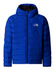 The North Face giubbotto reversibile da ragazzo con cappuccio Perrito NF0A88TWCZ6 blu