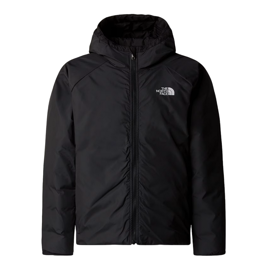 The North Face giubbotto reversibile da ragazzo con cappuccio Perrito NF0A88TWJK3 nero