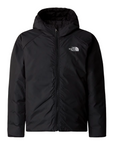 The North Face giubbotto reversibile da ragazzo con cappuccio Perrito NF0A88TWJK3 nero