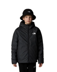 The North Face giubbotto reversibile da ragazzo con cappuccio Perrito NF0A88TWJK3 nero