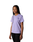 The North Face girls' short sleeve t-shirt Relaxed Graphic NF0A87BCPJO1 purple