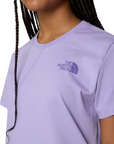 The North Face girls' short sleeve t-shirt Relaxed Graphic NF0A87BCPJO1 purple