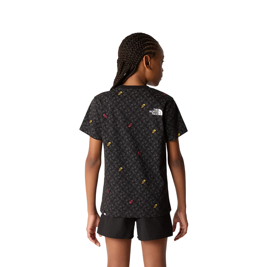 The North Face Simple Dome children&#39;s short sleeve t-shirt NF0A8871U8I black
