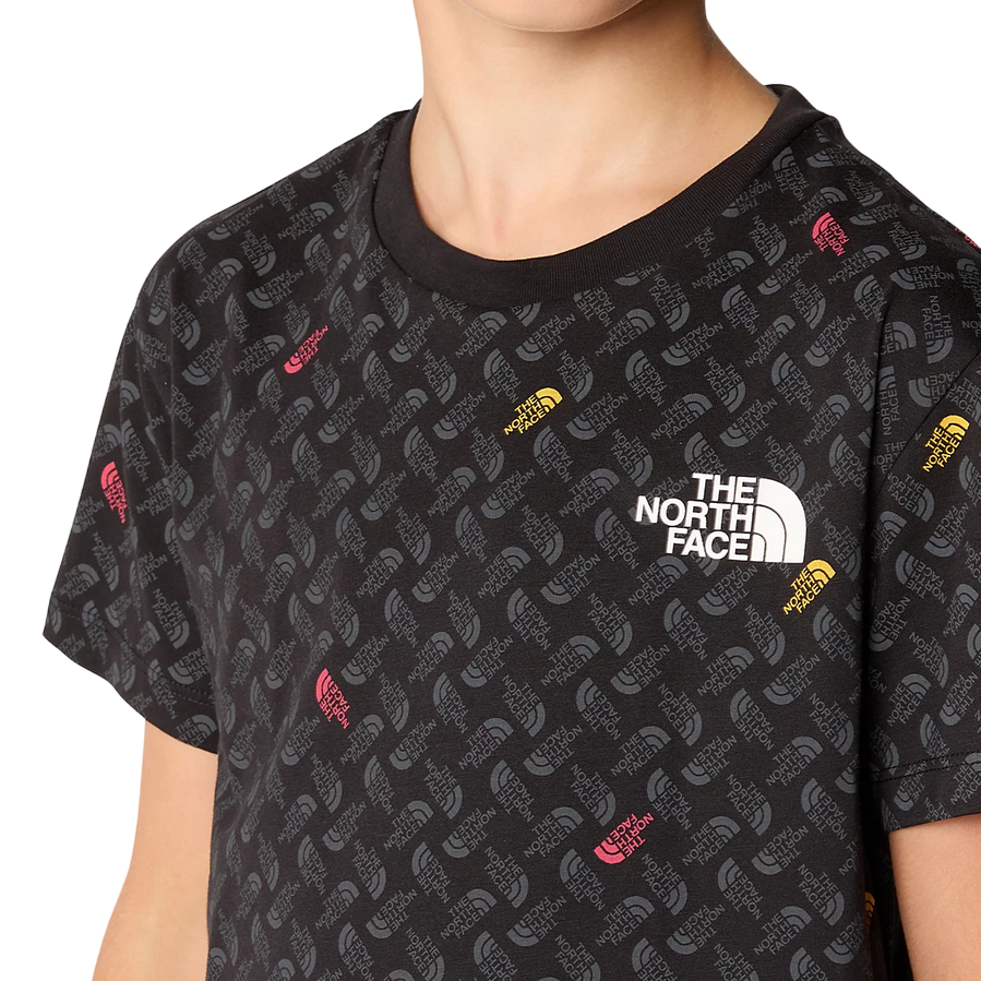 The North Face Simple Dome children&#39;s short sleeve t-shirt NF0A8871U8I black