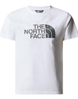The North Face Easy NF0A87T6XOY boy's short sleeve t-shirt white