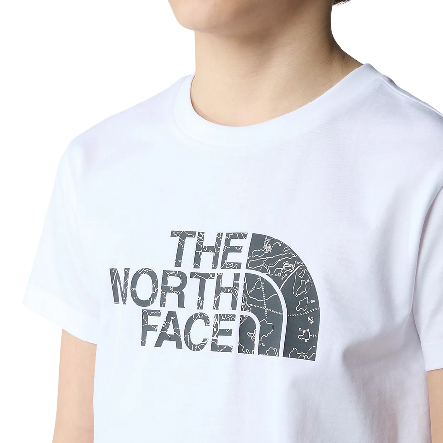 The North Face Easy NF0A87T6XOY boy&#39;s short sleeve t-shirt white