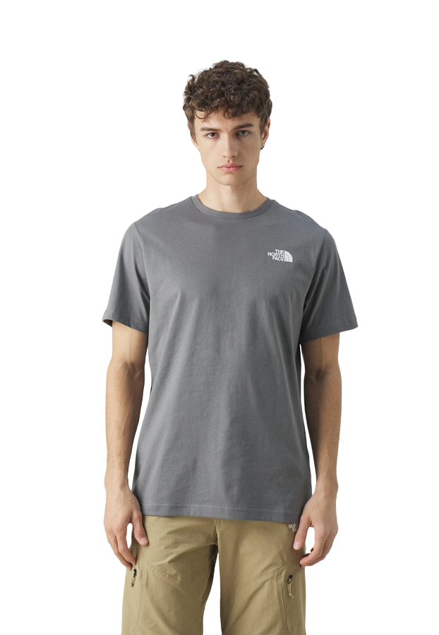The North Face men&#39;s short sleeve t-shirt RedboxNF0A87NP0UZ smoked pearl