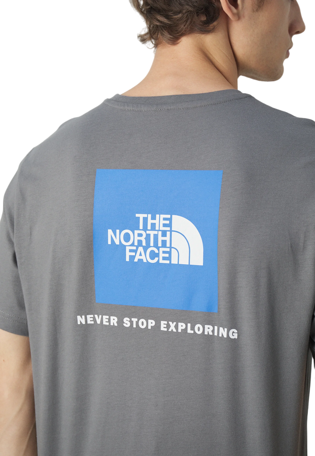 The North Face maglietta manica corta da uomo RedboxNF0A87NP0UZ perla affumicata
