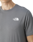 The North Face men's short sleeve t-shirt RedboxNF0A87NP0UZ smoked pearl