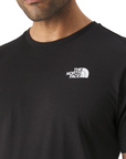 The North Face men's short sleeve t-shirt Redbox NF0A87NPYQI1 emerald black