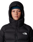 The North Face piumino con cappuccio da donna Hyalite NF0A3Y4R4H0 nero