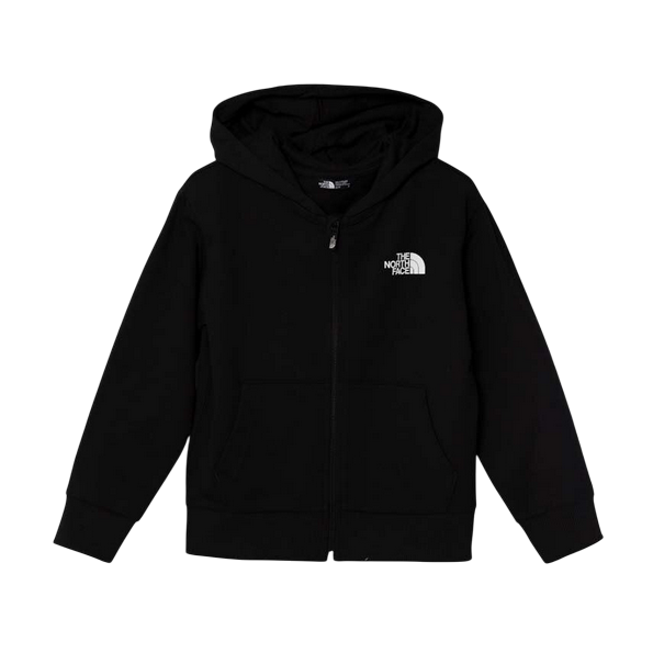 The North Face Felpa con cappuccio da ragazza in cotone leggero NF0A877QJK3 nero