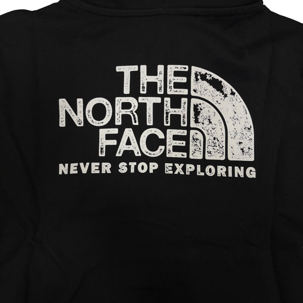 The North Face Felpa nera con Cappuccio Teen Blanca NF0A8JNFKY4 - Dettaglio Logo Posteriore