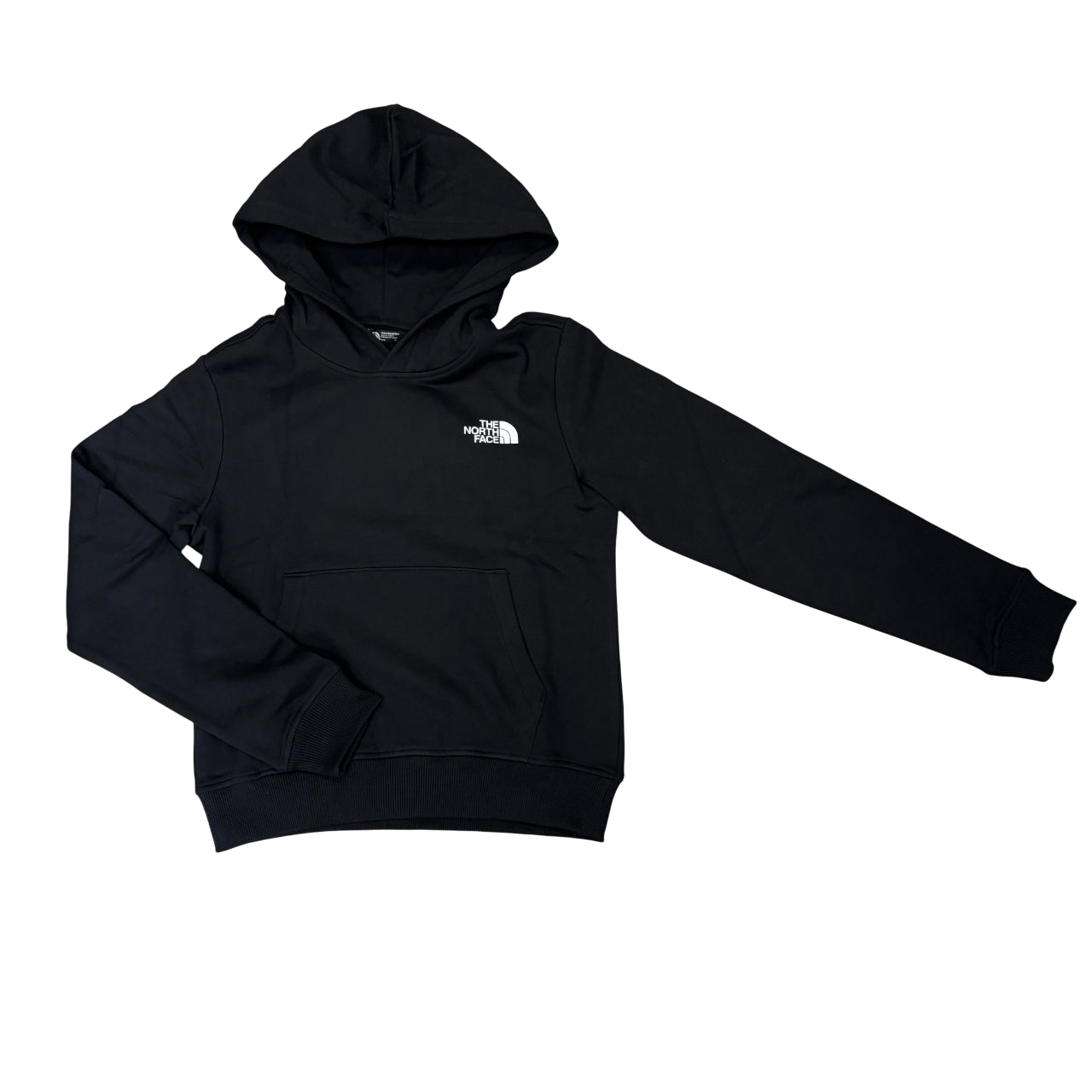 The North Face Felpa nera con Cappuccio Teen Blanca NF0A8JNFKY4 - Vista Frontale