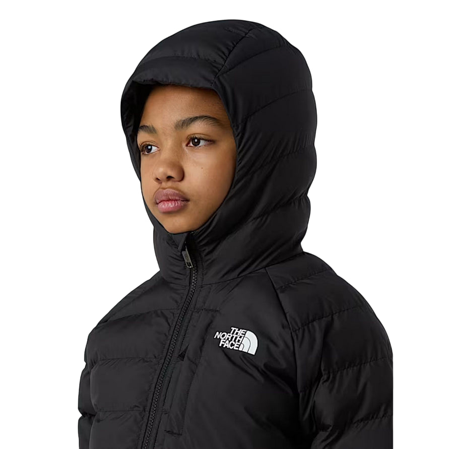The North Face Giacca reversibile Perrito da ragazza NF0A88UEWOO nero-grigio - cappuccio 