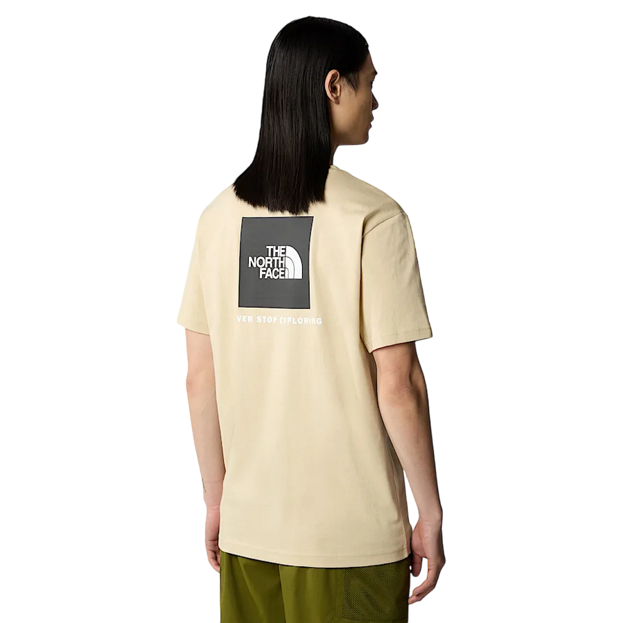 The North Face maglietta manica corta da uomo Redbox NF0A87NP3X4 ghiaia