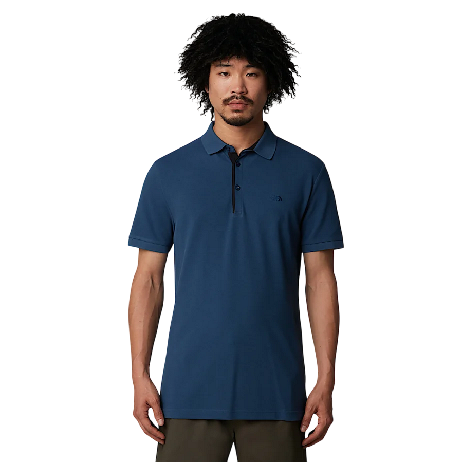 The North Face polo Premium Slim da uomo NF0A8C1NHDC blu