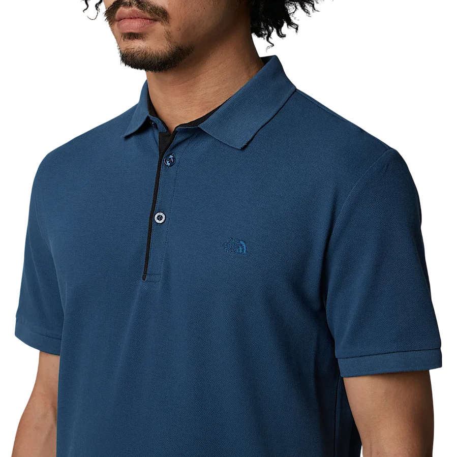 The North Face polo Premium Slim da uomo NF0A8C1NHDC blu