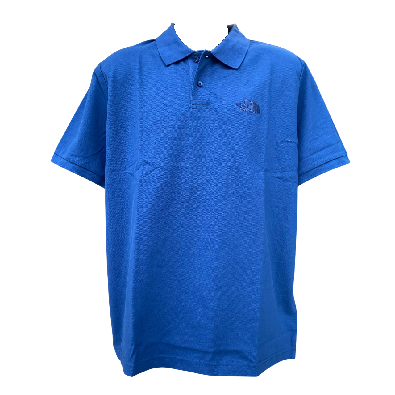 The North Face polo manica corta da uomo in cotone piquet Essential NF0A8C1PD1R blu