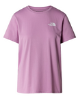 The north Face women's short sleeve t-shirt Foundation Mountain NF0A882VPO2 purple