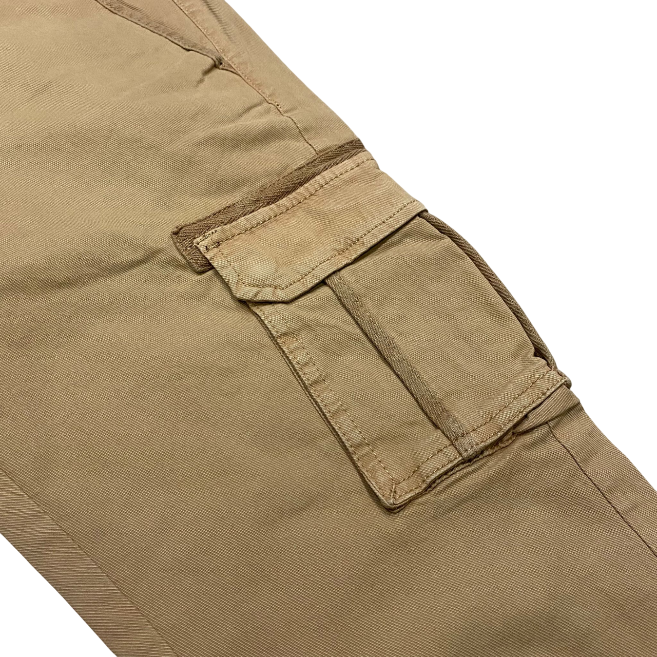 Trez Men&#39;s trousers with pockets Prysco Cav M44445 119 tobacco