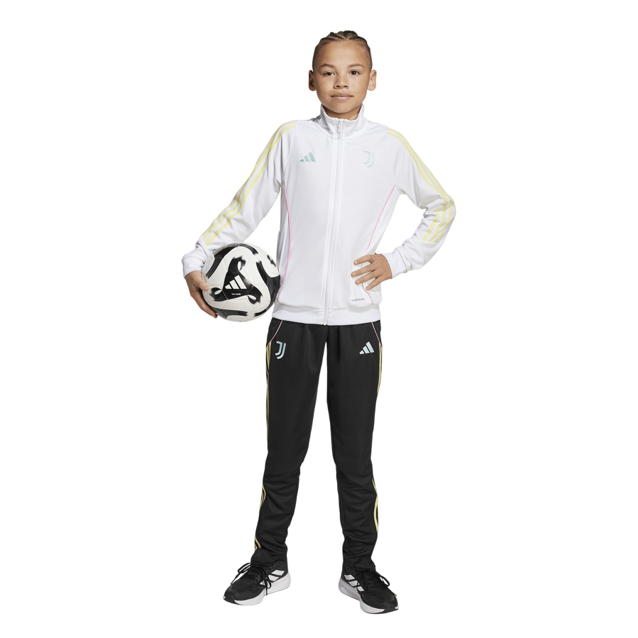 Adidas Tuta Juventus Away Junior KC3251 2025/26 vista frontale con logo ufficiale