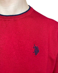 U.S. Polo Assn. maglioncino girocollo da uomo Alf US40173010 256 rosso