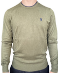 U.S. Polo Assn. maglioncino girocollo da uomo Alf US40173010 346 verde