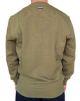 U.S. Polo Assn felpa girocollo da uomo Max US40187003 346 verde militare