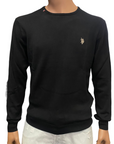 US Polo Assn maglioncino girocollo da uomo Cris US40173004 199 nero