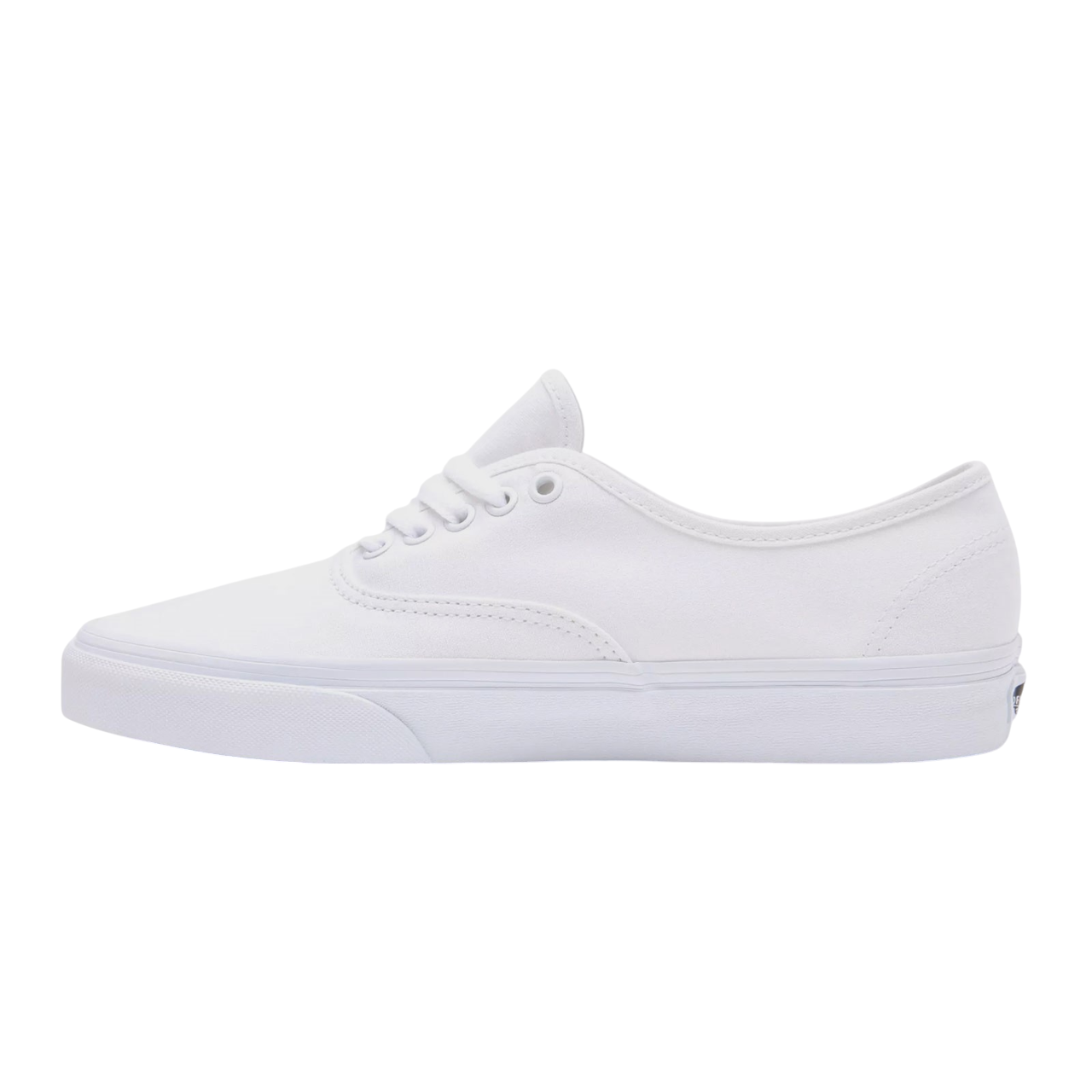 Sneakers Vans adulto vista laterale interna in total white
