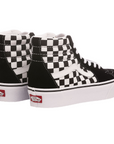 Vans women's high top sneakers with wedge SK8-Hi VN0A3TKNQXH1 black-white