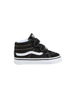 Vans scarpa sneakers da bambono con strappo SK8-Mid Reissue V VN00018W6BT nero-bianco