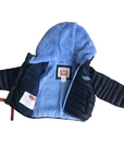 Levi's Kids Sherpa-lined children's hooded down jacket 6EF434 8EF434-C8D blue
