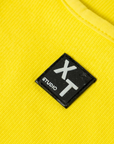 XT Studio women's ribbed cotton tank top. Acid yellow colour