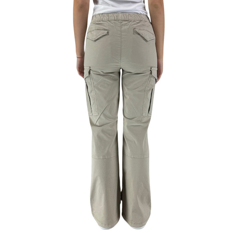 XT Studio Flare cargo trousers X124SVC008W40101-147 beige