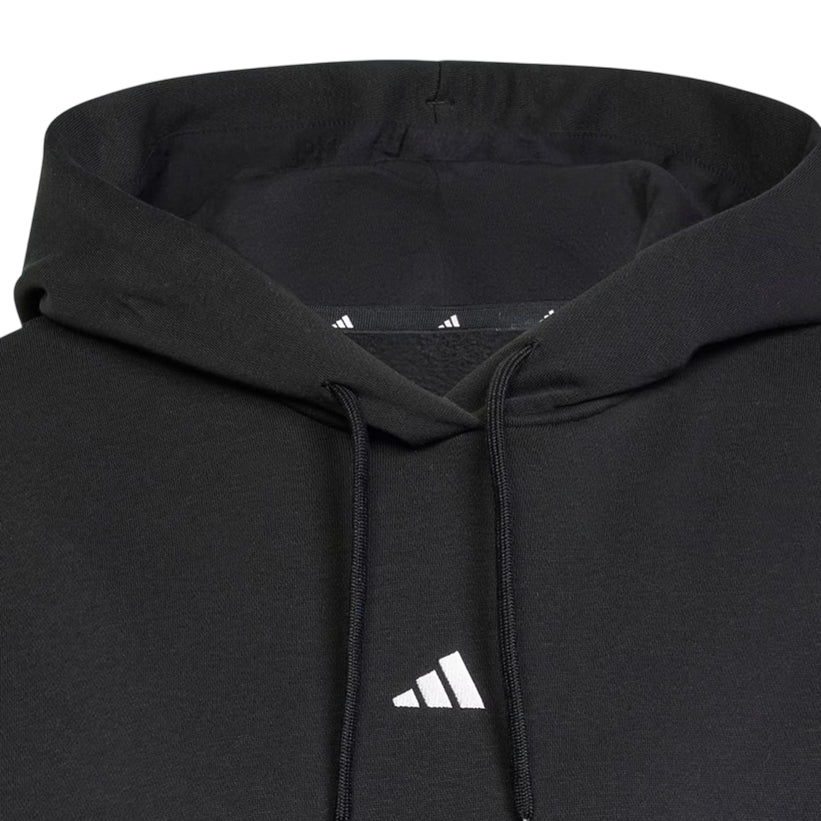 Adidas Felpa da donna cappuccio Essentials Small Logo Feel Cozy JN1861 nero
