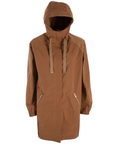 Yes Zee cappotto Parka da donna con cappuccio O430-NH00-0247 tabacco