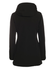 Yes Zee cappotto da donna con cappuccio e trapunta O047 L300 0801 nero