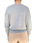 Yes Zee Maglia Donna 1043 Grigio Perla - Vista Posteriore Elegante