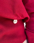 Yes Zee Maglia Donna 1043 M051 RU00 0562 Rosso - Vista Colore
