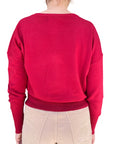 Yes Zee Maglia Donna 1043 M051 RU00 0562 Rosso - Vista Posteriore
