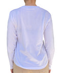 Yes Zee Maglietta Donna 1461 Brillantini - T-Shirt Gesso Vista Posteriore