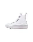 Converse women's sneakers shoe with wedge Chuck Taylor All Star Move A03667C white-purple