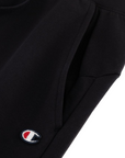 Champion women's sports trousers in light stretch fleece cotton Legacy 116609 KK001 black