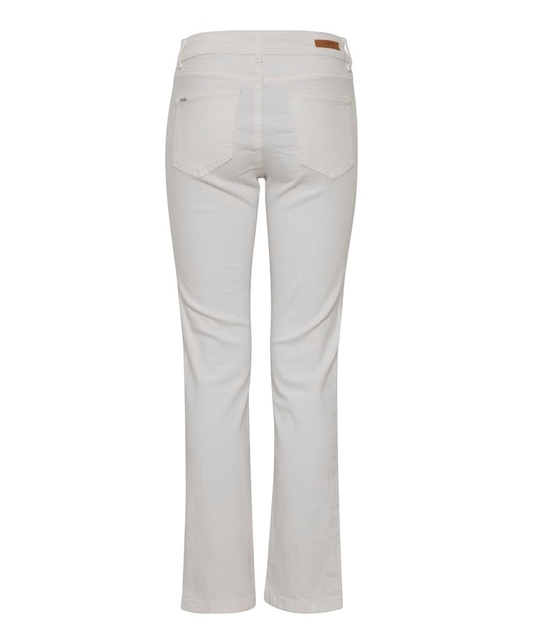 b.young Lola women&#39;s slim fit jeans trousers 20806353 110601 optical white